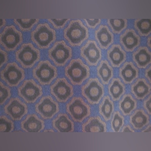 Ann Taylor Factory Women's Skirt, Blue & Black, Unlined, Zipper Back; Size 10 - Picture 3 of 8